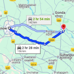 Lucknow To Ayodhya Distance