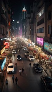 aerial_view_of_modern_hazratganj_at_night